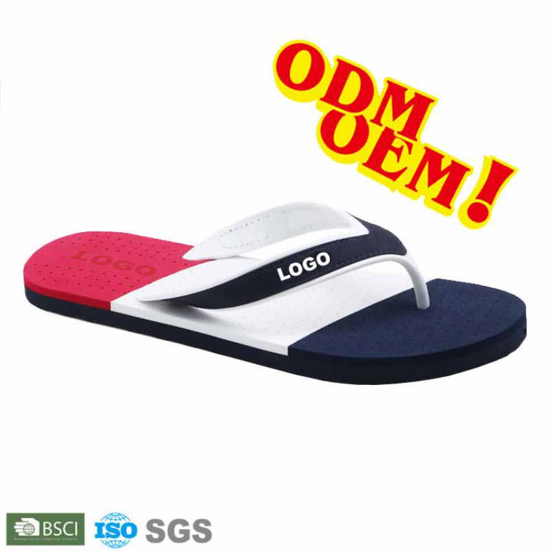 Logo tùy chỉnhngoài trời mùa hè bãi biển bán buôn bán hàngnóng pvc dây đeo bình thường thể thao eva flip flops flipflops dép